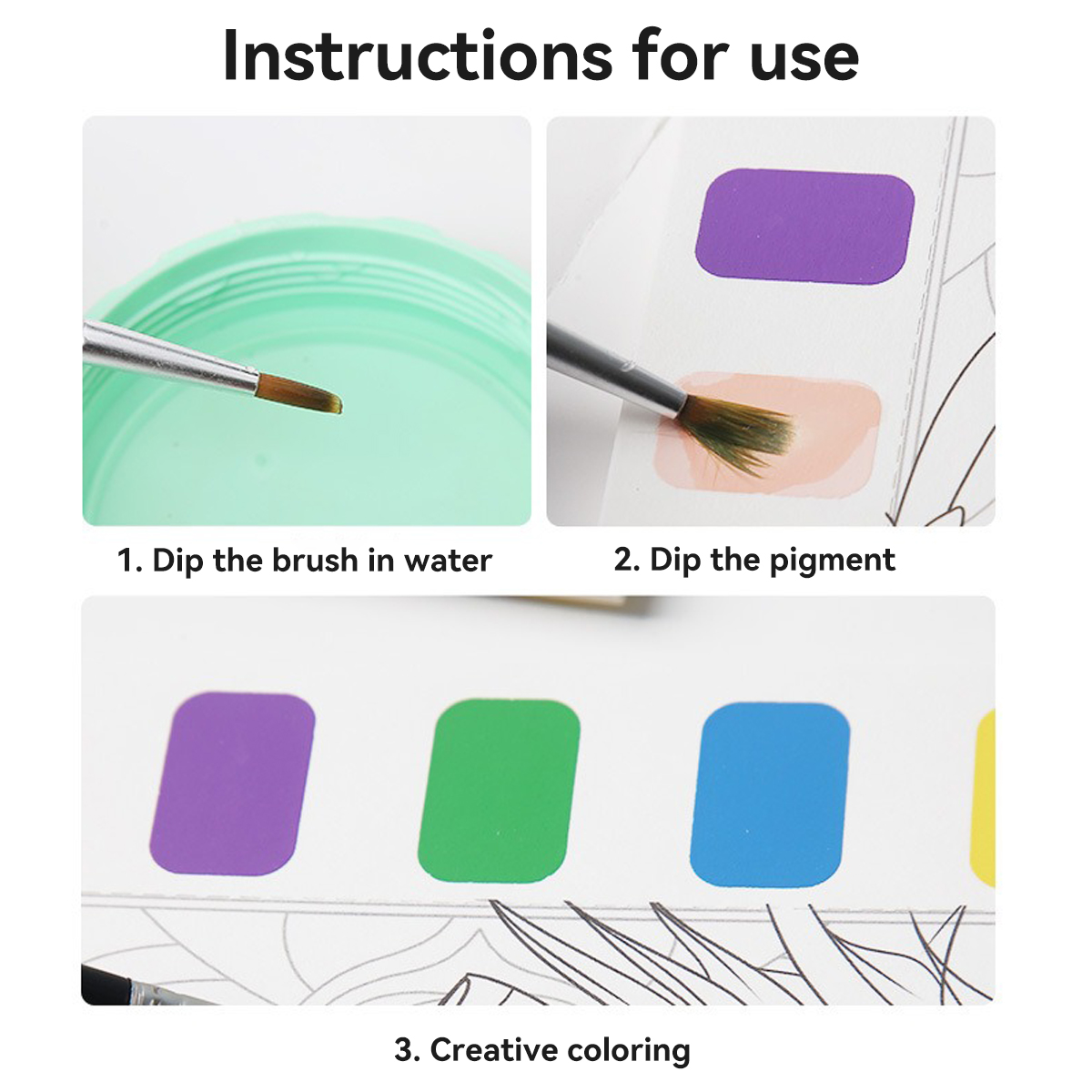 12Pages Coloring Book Portable - Stationery Books ulasan dan harga