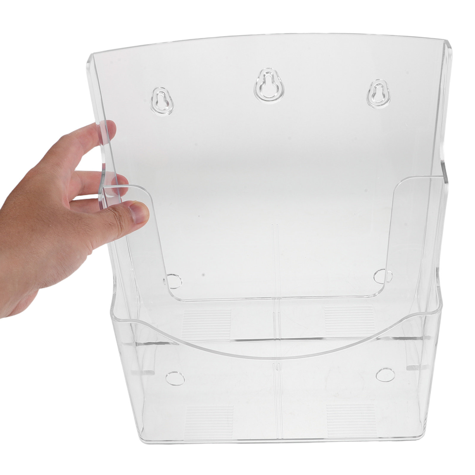 Brochure Display Holder Acryli - Clear Acrylic Book Stand Holder ulasan dan harga