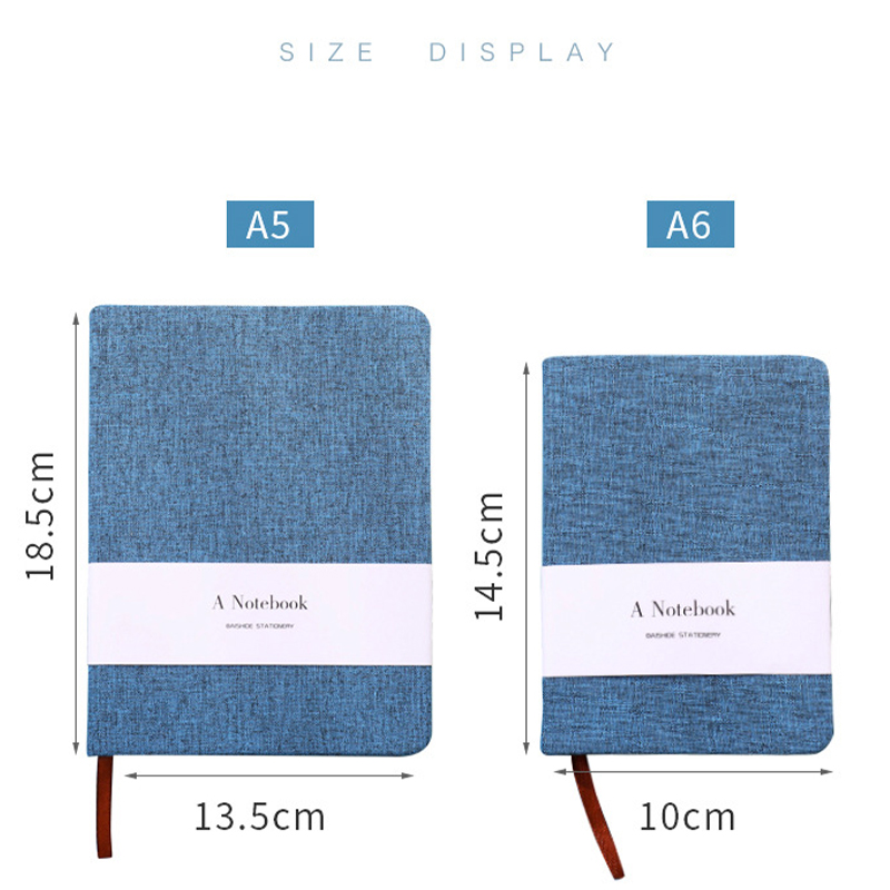 Fabric Cloth Cover Notebook A5 - Vintage Leather Journal Notebook ulasan dan harga