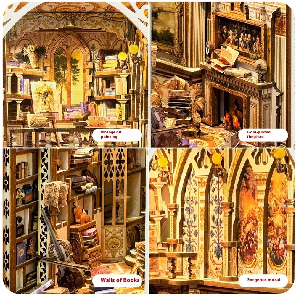 Diy Wooden Book Nook Shelf Ins - Diy Wooden Book Nook Kit Shelf Insert ulasan dan harga
