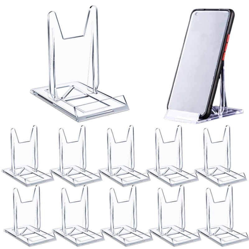 5/10pcs Clear Acrylic Display  - Clear Acrylic Book Stand Holder ulasan dan harga