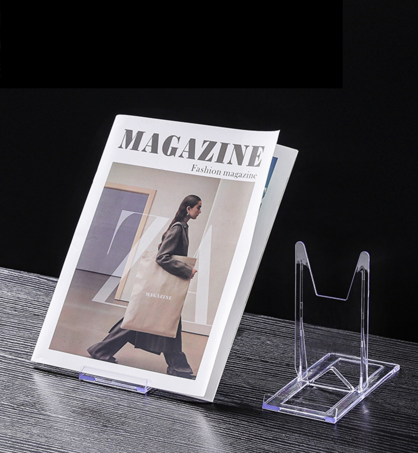 5/10pcs Clear Acrylic Display  - Clear Acrylic Book Stand Holder ulasan dan harga
