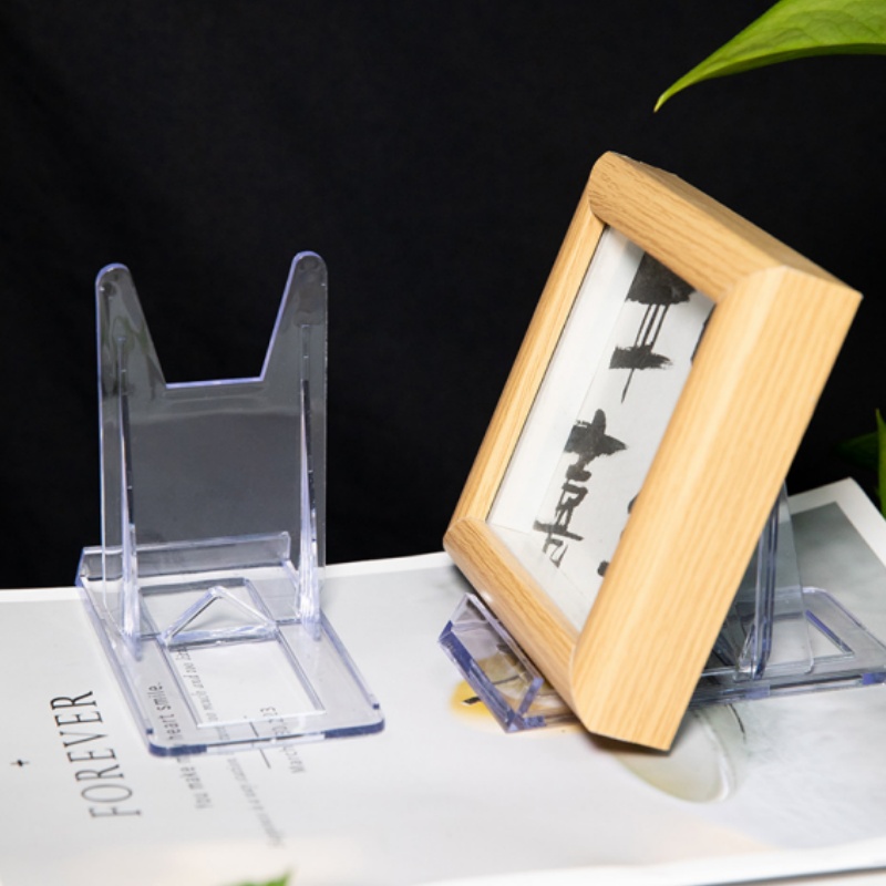 5/10pcs Clear Acrylic Display  - Clear Acrylic Book Stand Holder ulasan dan harga