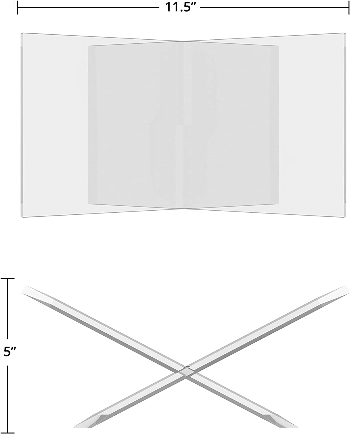 Clear Acrylic Open Book Displa - Clear Acrylic Book Stand Holder ulasan dan harga