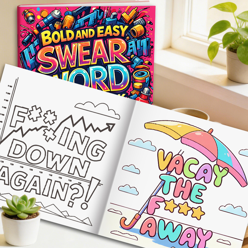 Adult Coloring Book with Witty - Adult Coloring Book Stress Relief ulasan dan harga