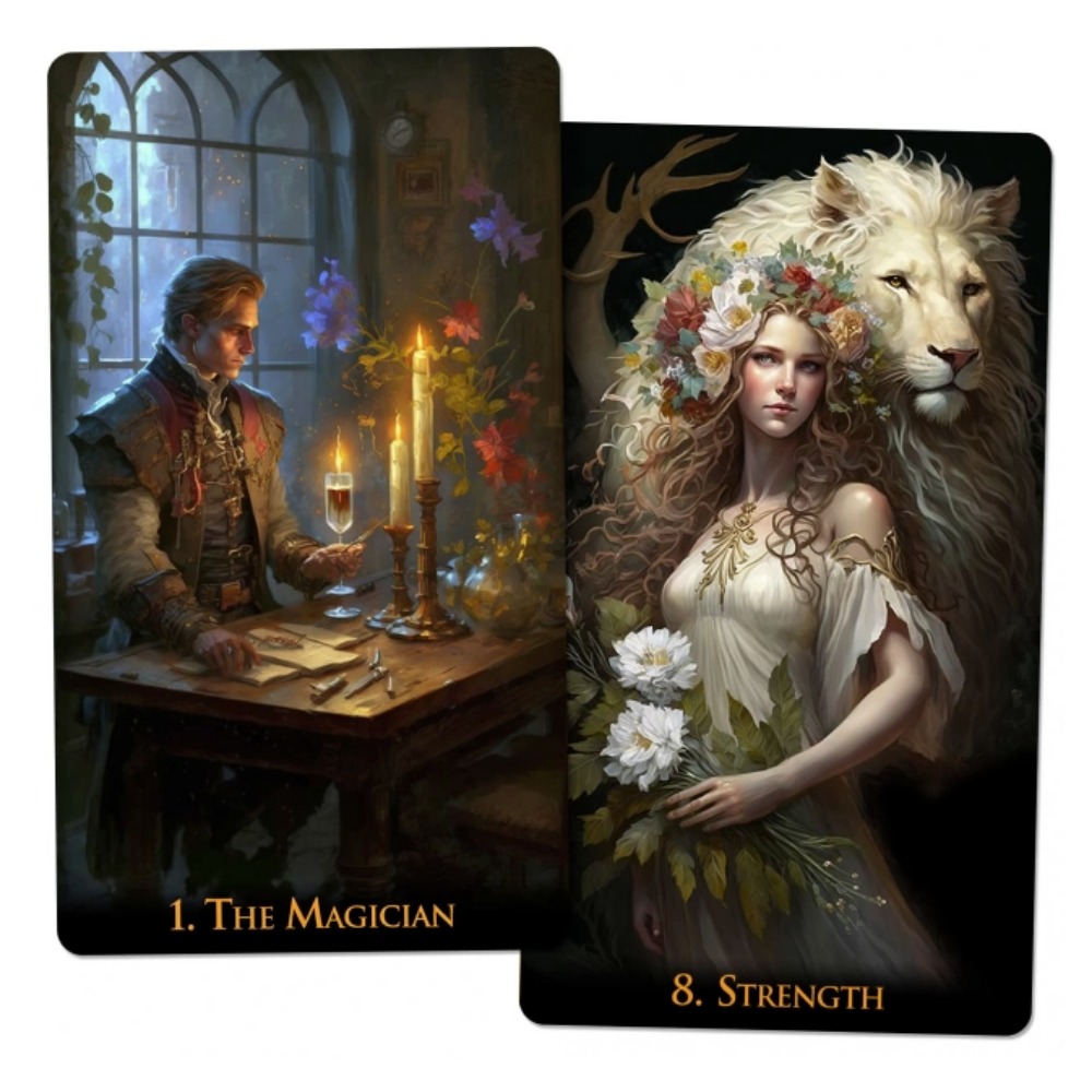 12*7cm Weird World Tarot 78 Ca - Tarot Deck With Guidebook ulasan dan harga