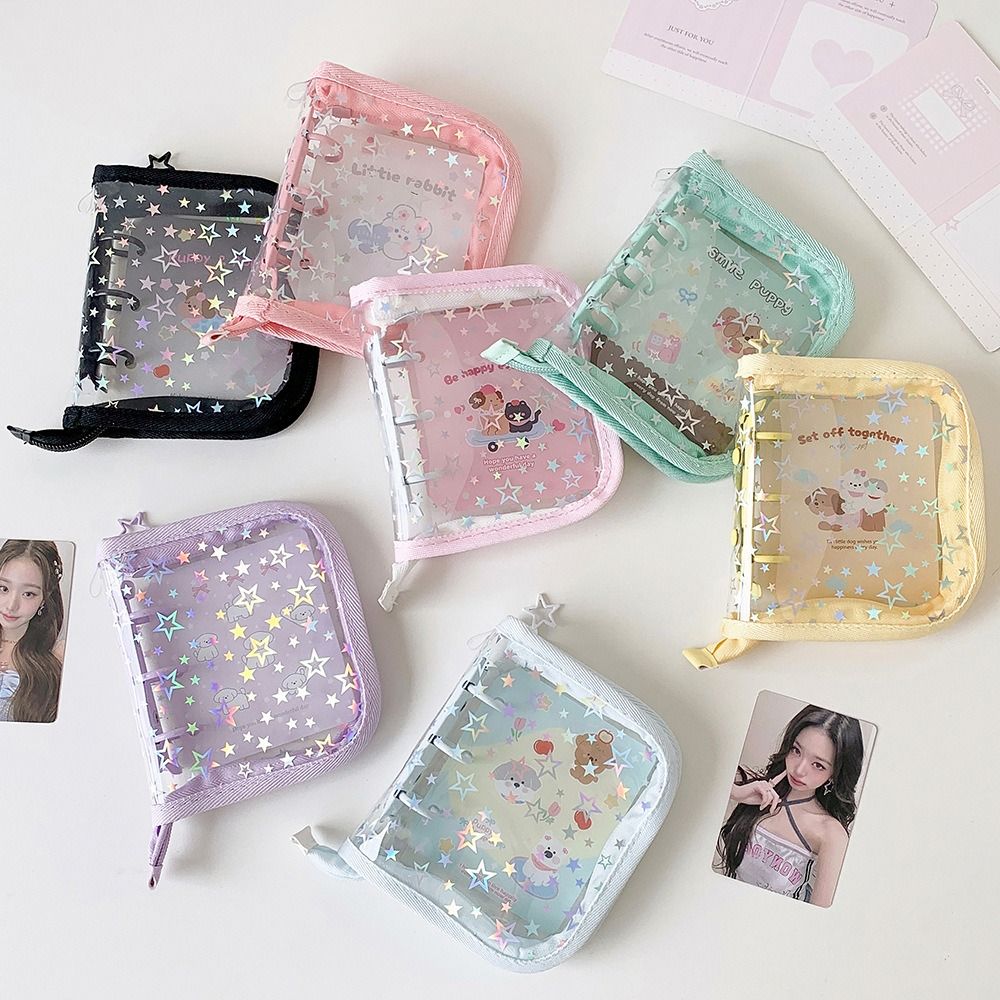 1pc Portable PVC A8 Card Binde - Kpop Photo Card Binder 3 Inch ulasan dan harga