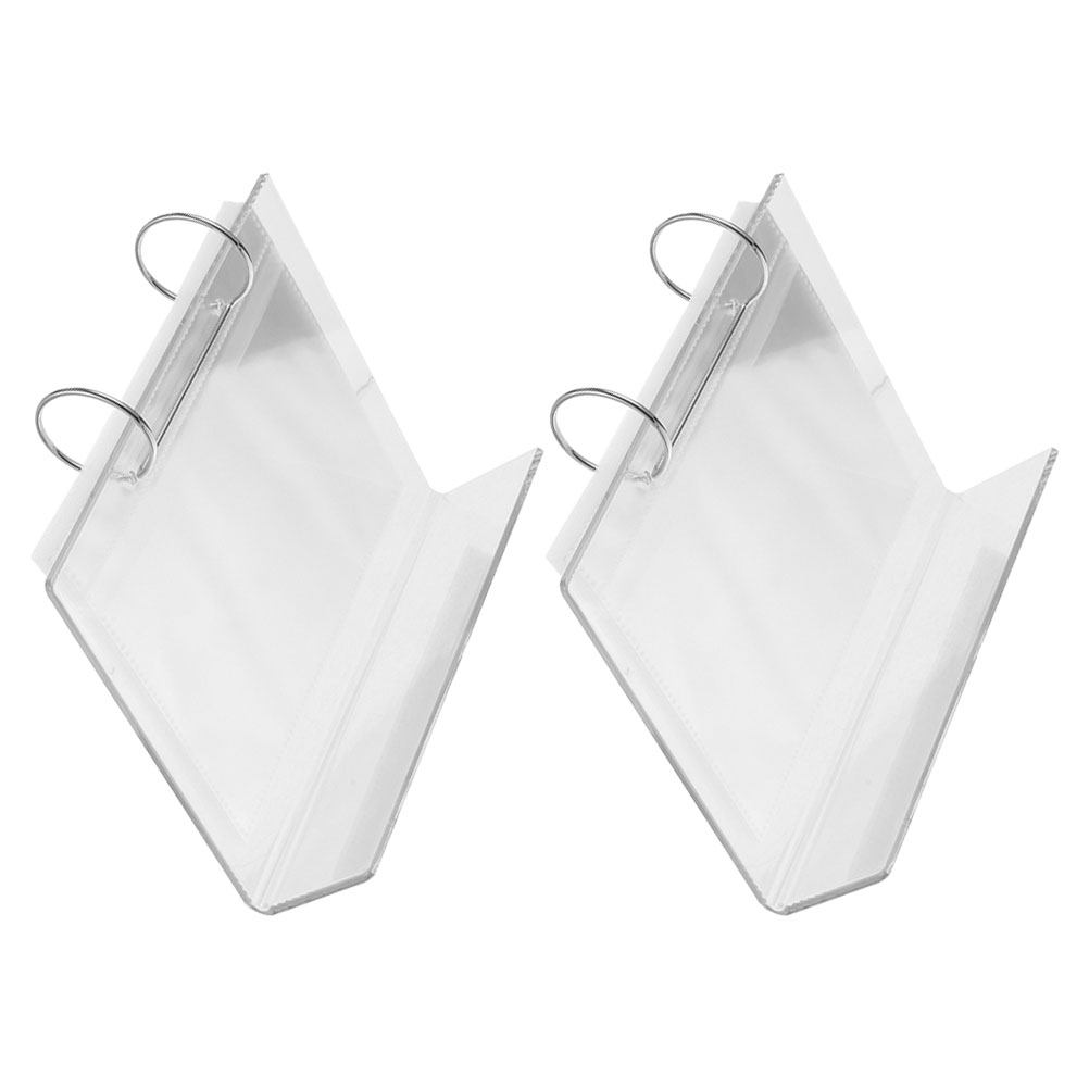 2Pcs Photo Album Acrylic Table - Clear Acrylic Book Stand Holder ulasan dan harga