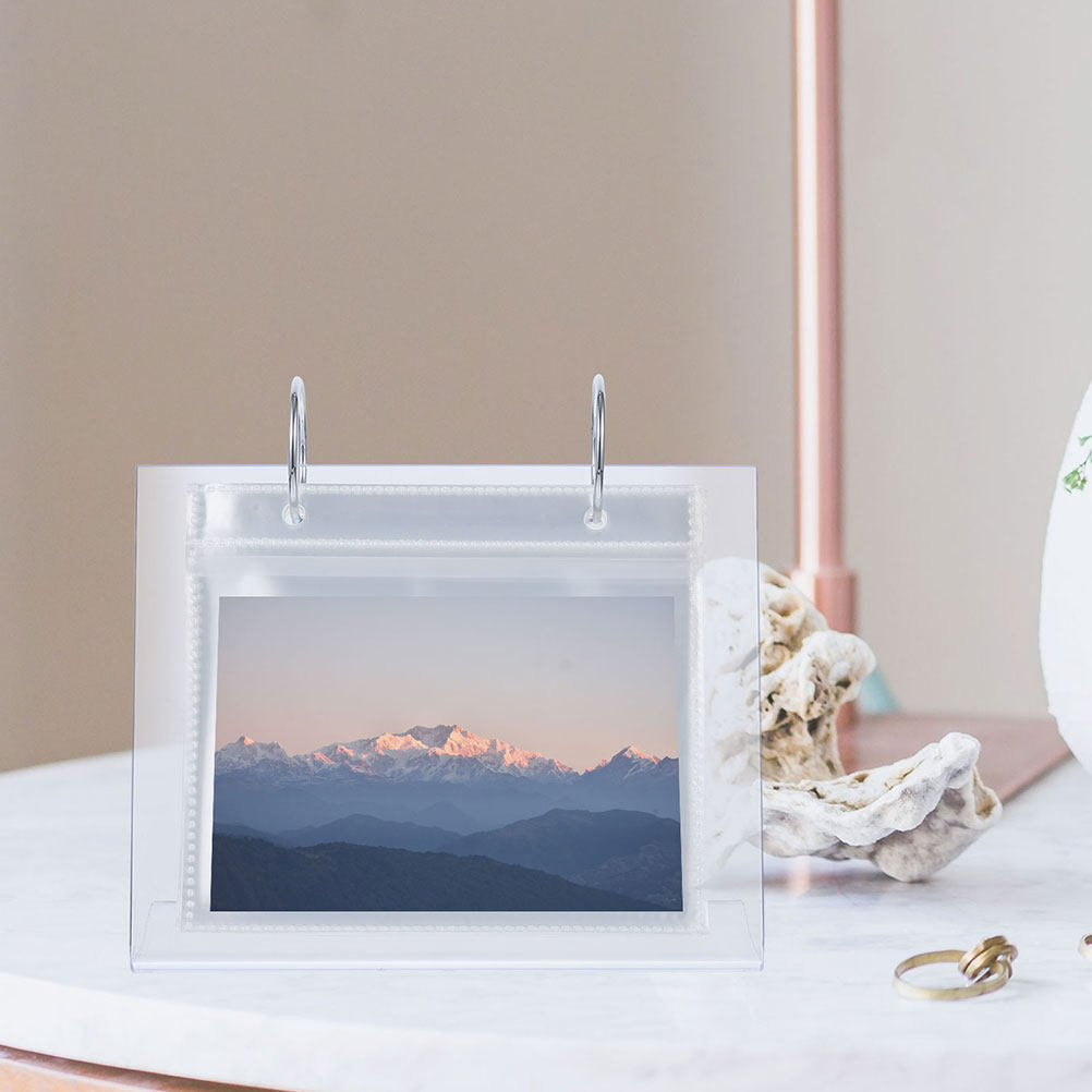 2Pcs Photo Album Acrylic Table - Clear Acrylic Book Stand Holder ulasan dan harga