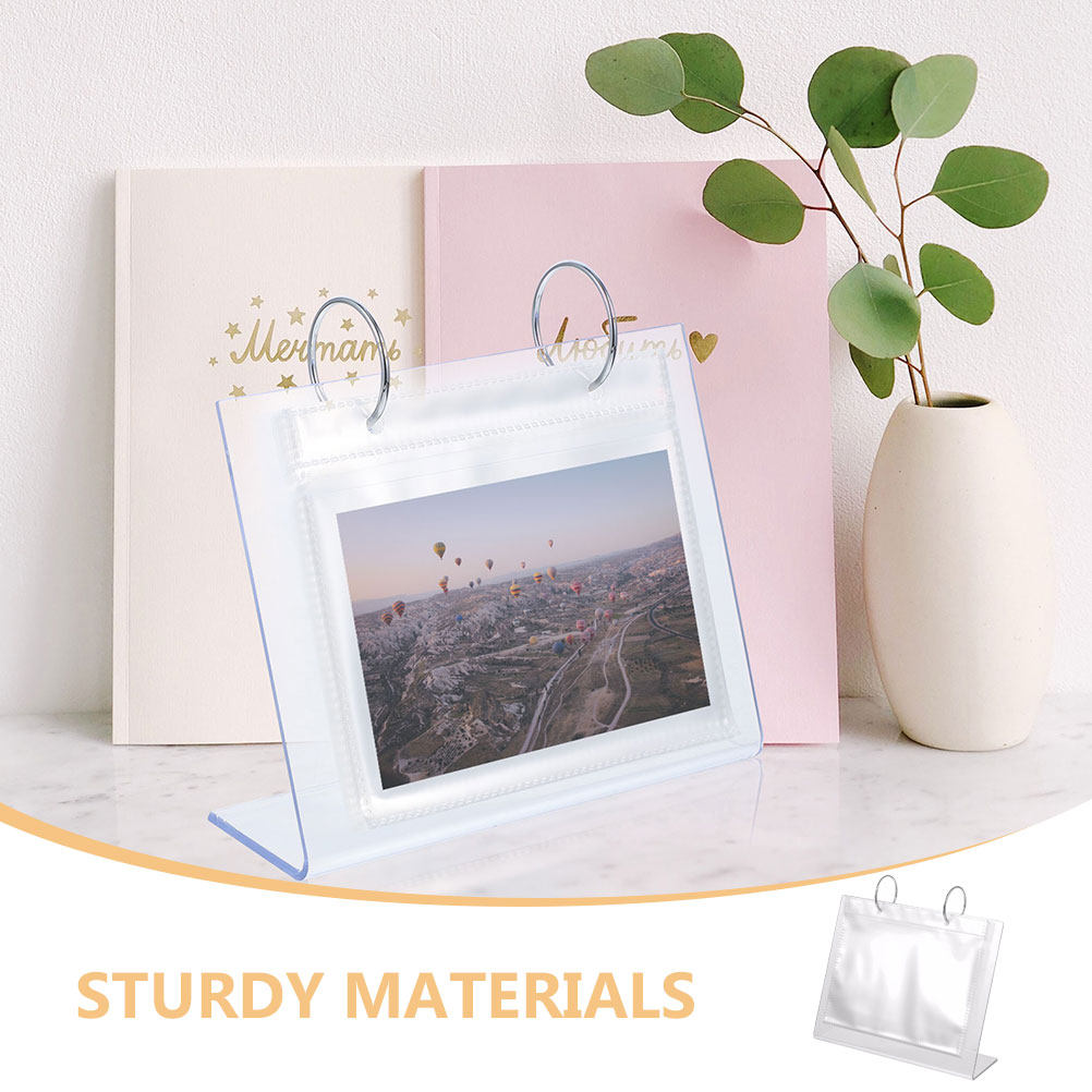 2Pcs Photo Album Acrylic Table - Clear Acrylic Book Stand Holder ulasan dan harga