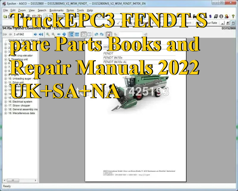 TruckEPC3 FENDT Spare Parts Bo - Books ulasan dan harga