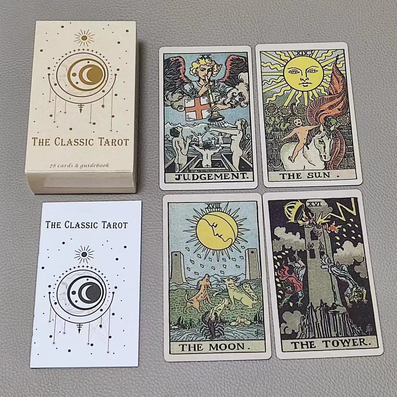 10.3*6cm The Classic Tarot 78  - Tarot Deck With Guidebook ulasan dan harga