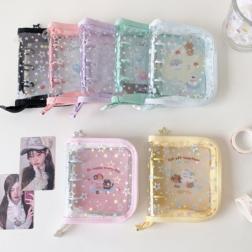 1pc INS PVC A8 Card Binder Sta - Kpop Photo Card Binder 3 Inch ulasan dan harga