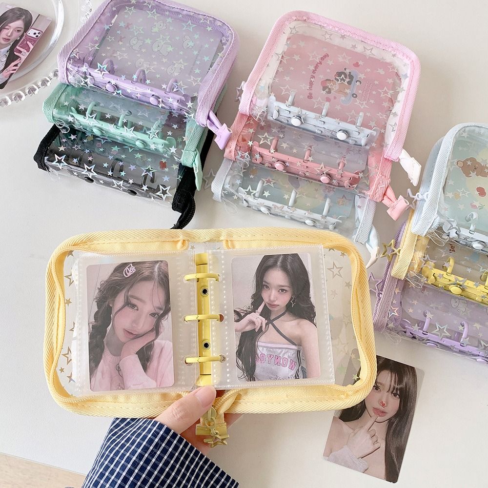 1pc INS PVC A8 Card Binder Sta - Kpop Photo Card Binder 3 Inch ulasan dan harga