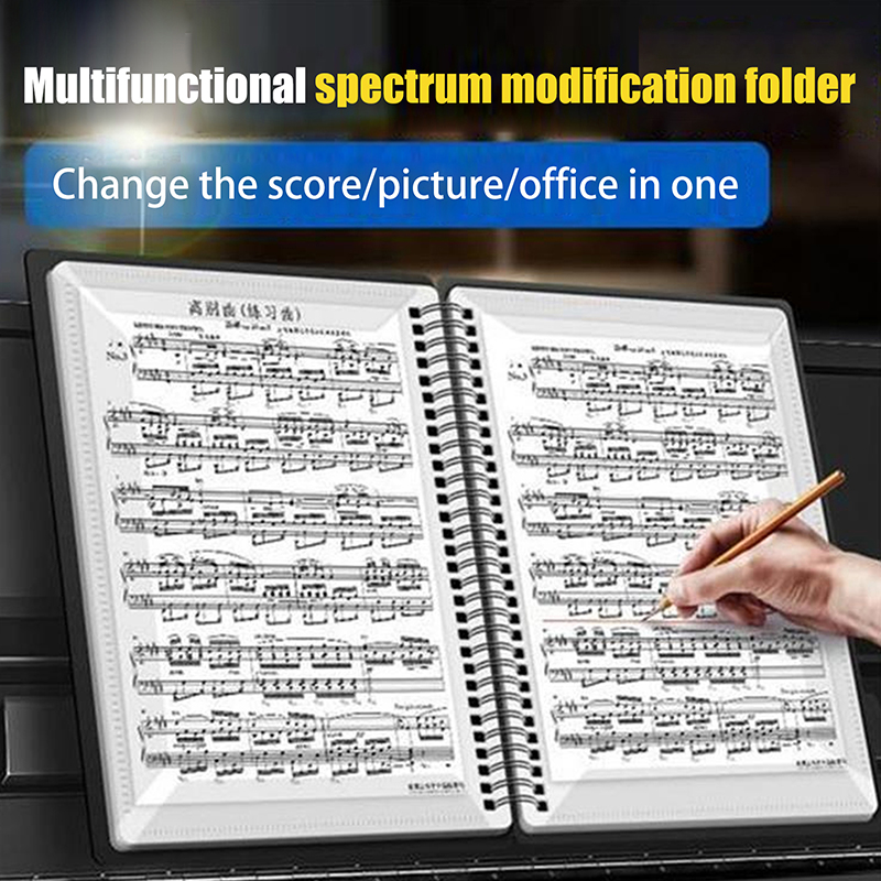 Flexible 20 Pages Piano Music  - Blank Sheet Music Notebook ulasan dan harga