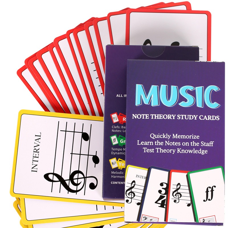 Music Flash Cards piano guitar - Blank Sheet Music Notebook ulasan dan harga