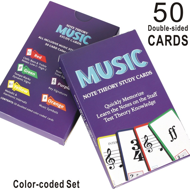 Music Flash Cards piano guitar - Blank Sheet Music Notebook ulasan dan harga