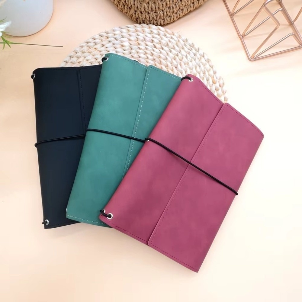 A5 Notebook Organizer Loose Le - Vintage Leather Journal Notebook ulasan dan harga