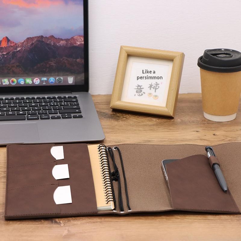 Refillable Notebook Organizer  - Vintage Leather Journal Notebook ulasan dan harga
