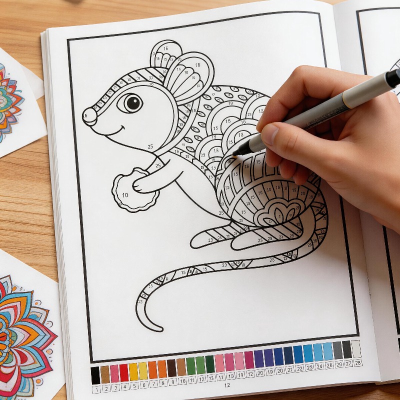 Adult Animal/plant Coloring St - Adult Coloring Book Stress Relief ulasan dan harga
