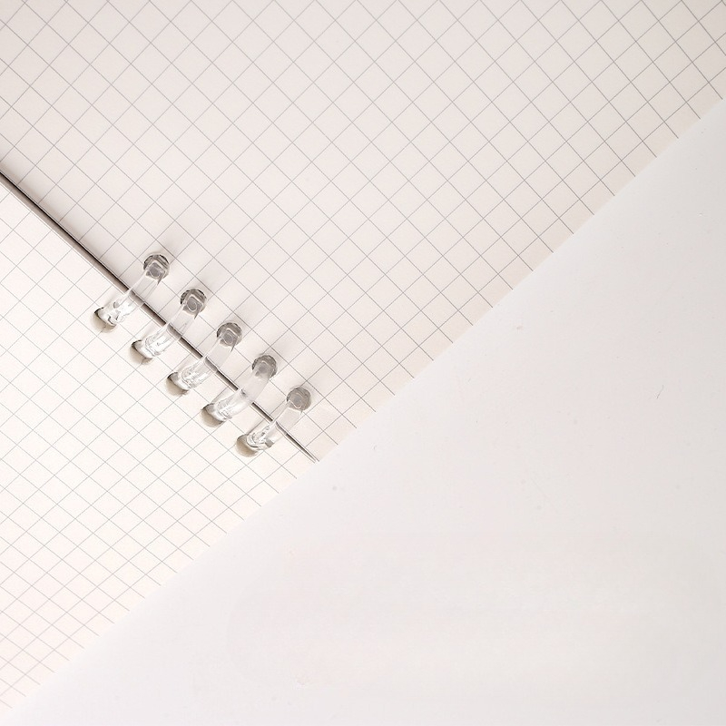 A4 B5 A5 Loose Leaf Notebook R - A5 Spiral Dotted Grid Notebook ulasan dan harga