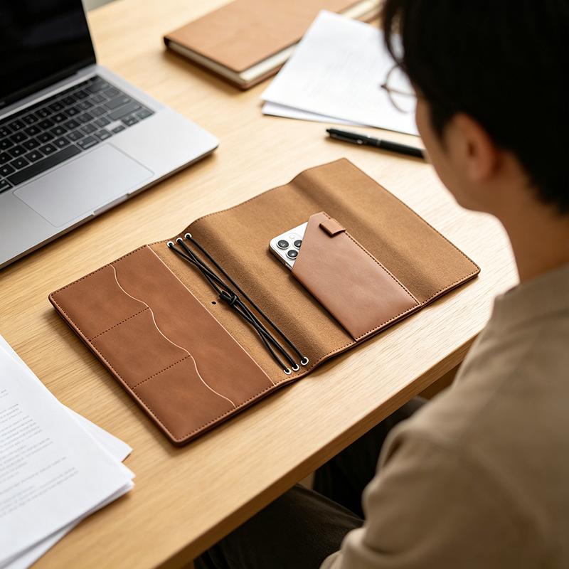 (Ce14)Refillable Notebook Orga - Vintage Leather Journal Notebook ulasan dan harga